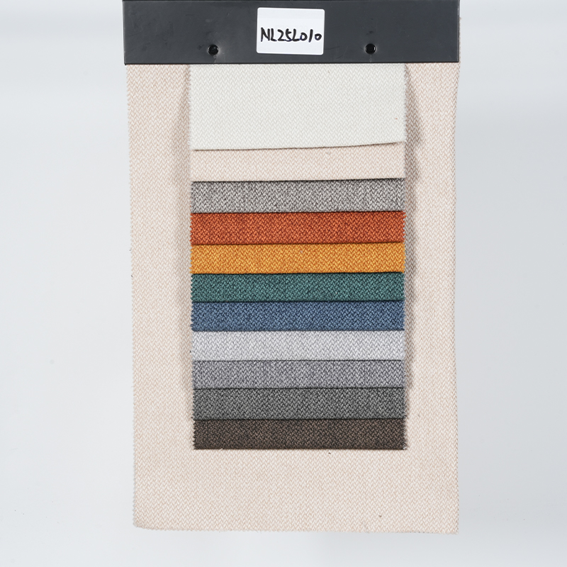 Fischgräten-Jacquard-Polyester-Sofastoff